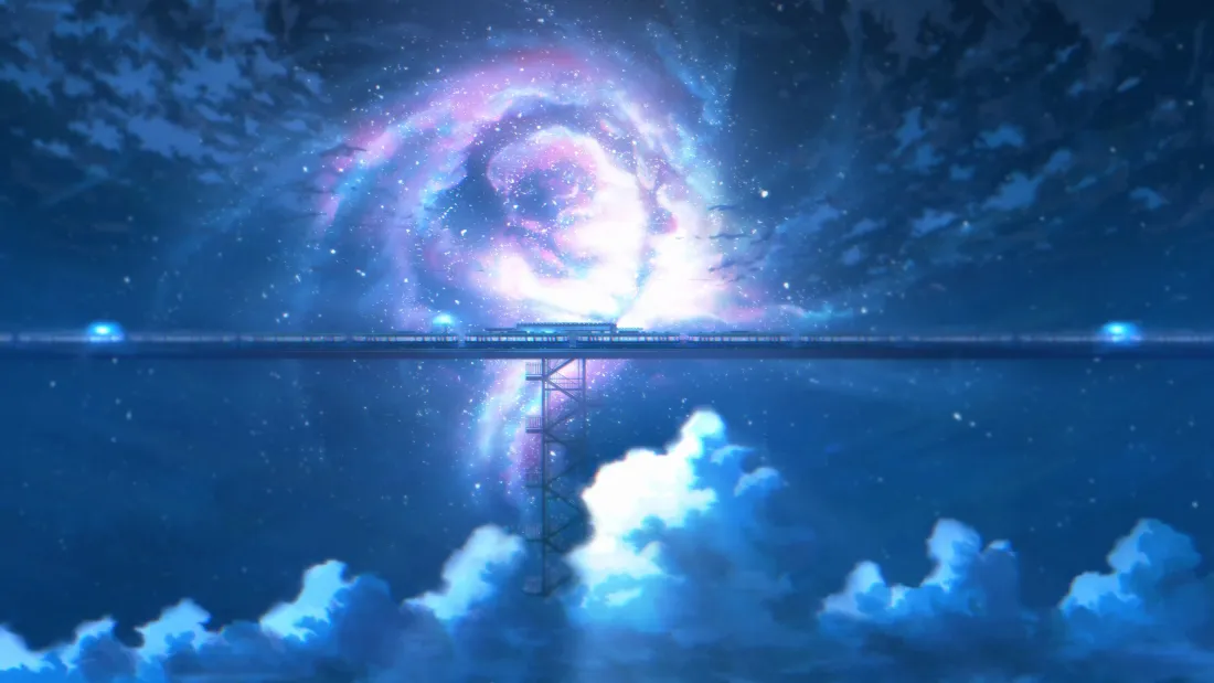 4k漩涡星云壁纸｜云海水面背景图片 - 梦幻星空「哲风壁纸」