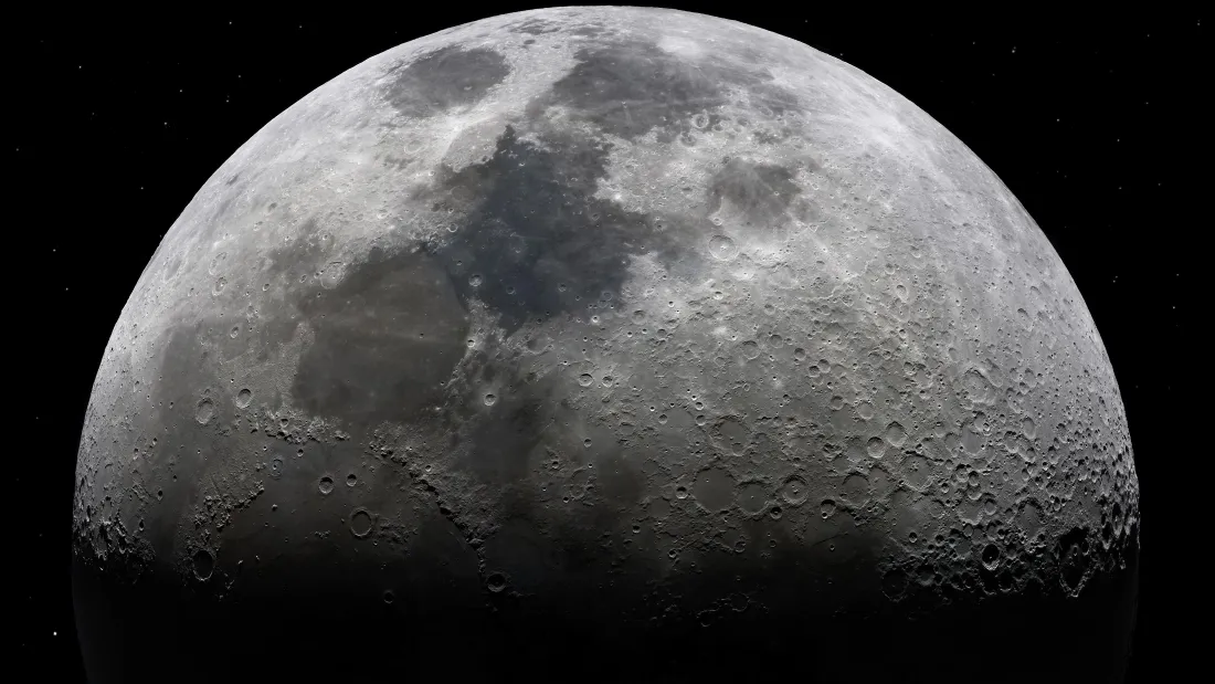 4k月球壁纸｜浩瀚宇宙太空背景图片 - 月球表面天体景观「哲风壁纸」