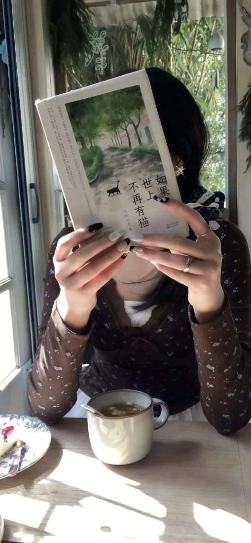 阅读女孩手机壁纸｜窗边下午茶背景图片 - 休闲时光「哲风壁纸」