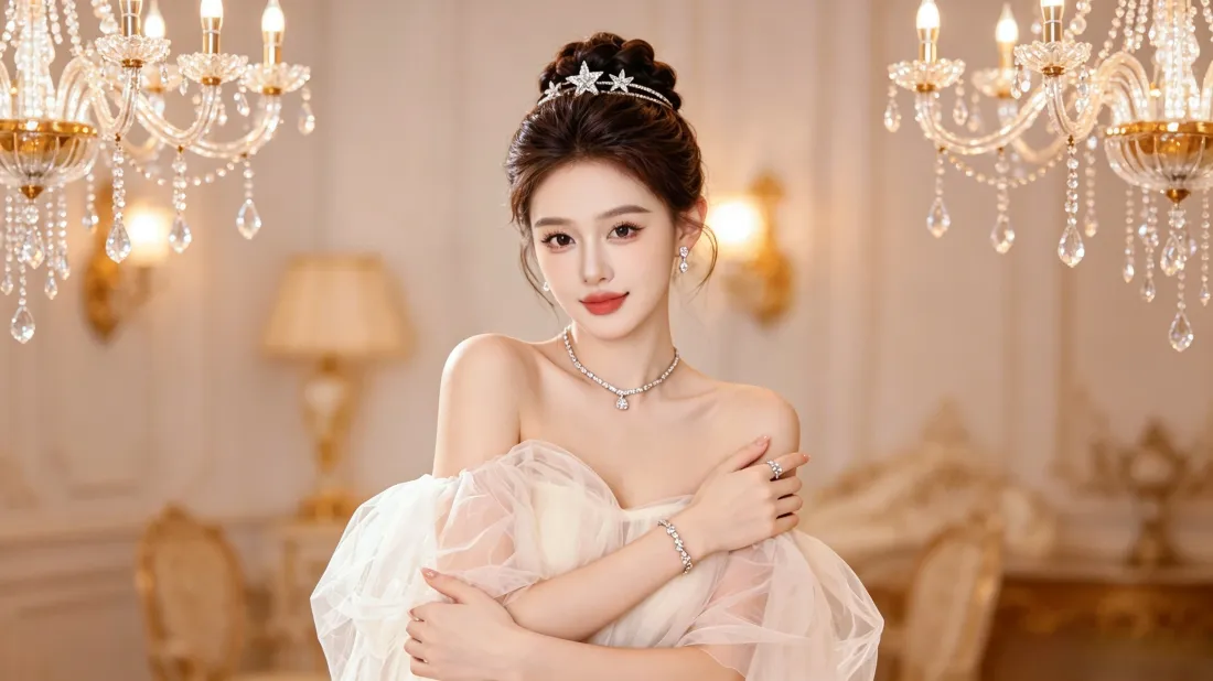 3k气质美女壁纸｜轻奢室内背景图片 - 高级感氛围感写真「哲风壁纸」