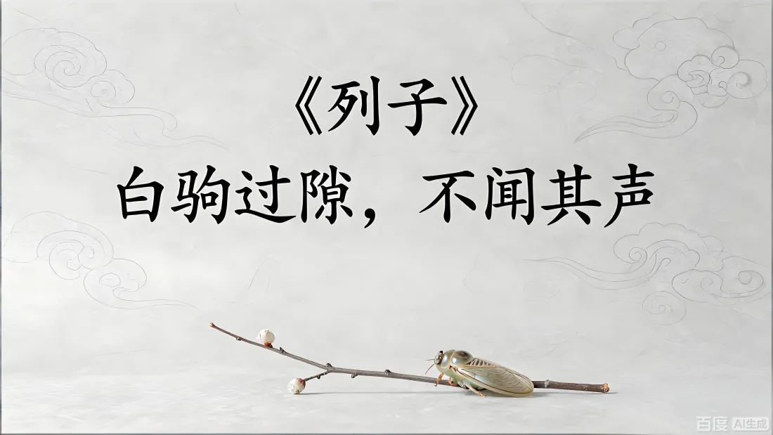 5k列子名言壁纸｜简约国风背景图片 - 白驹过隙短句「哲风壁纸」