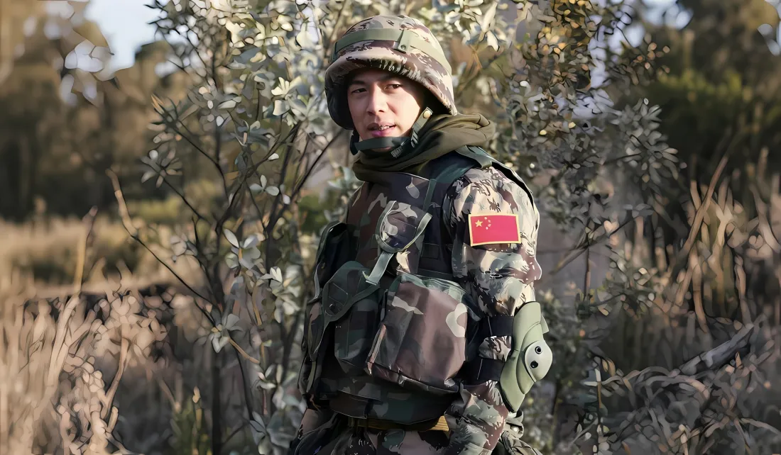 2k成才壁纸｜野外草丛背景图片 - 士兵突击经典角色「哲风壁纸」