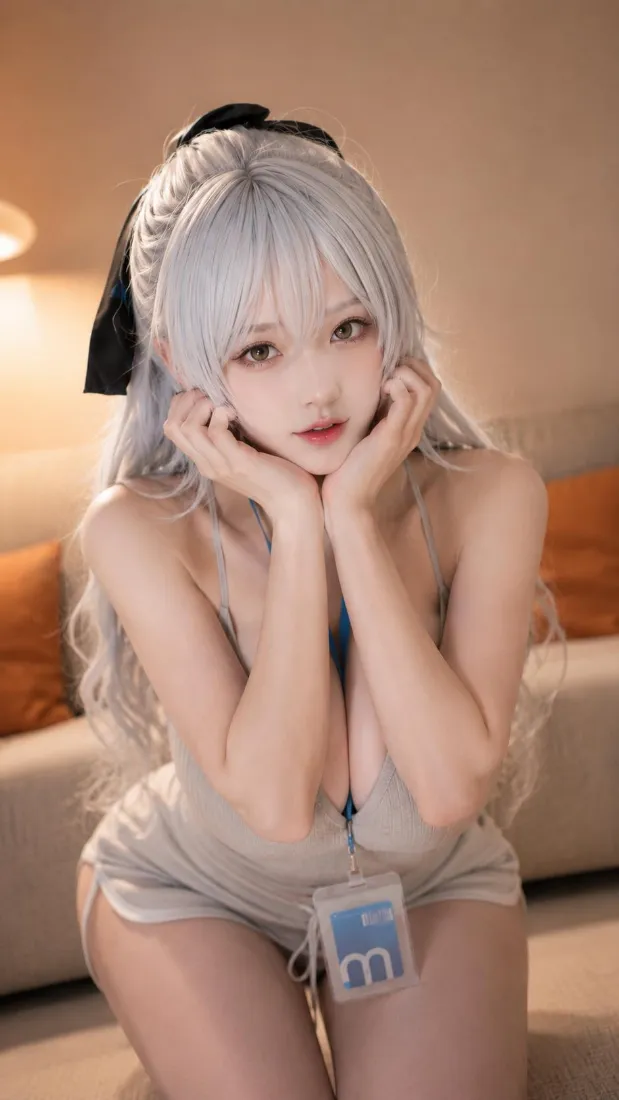 流萤cos手机壁纸｜居家沙发背景图片 - 氛围感美女「哲风壁纸」