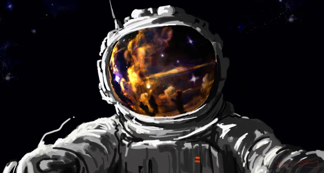 5k宇航员壁纸｜太空宇宙背景图片 - 星云航天科幻「哲风壁纸」