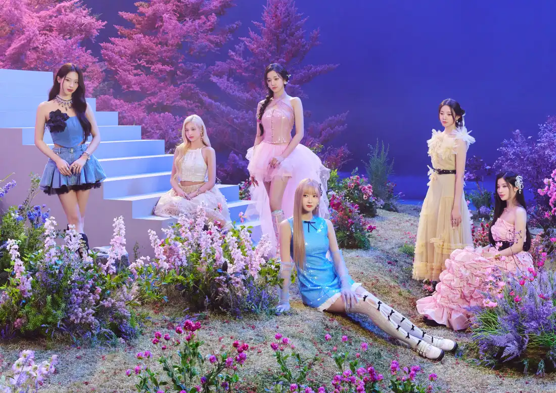4k女团壁纸｜花海梦幻背景图片 - 时尚爱豆写真「哲风壁纸」