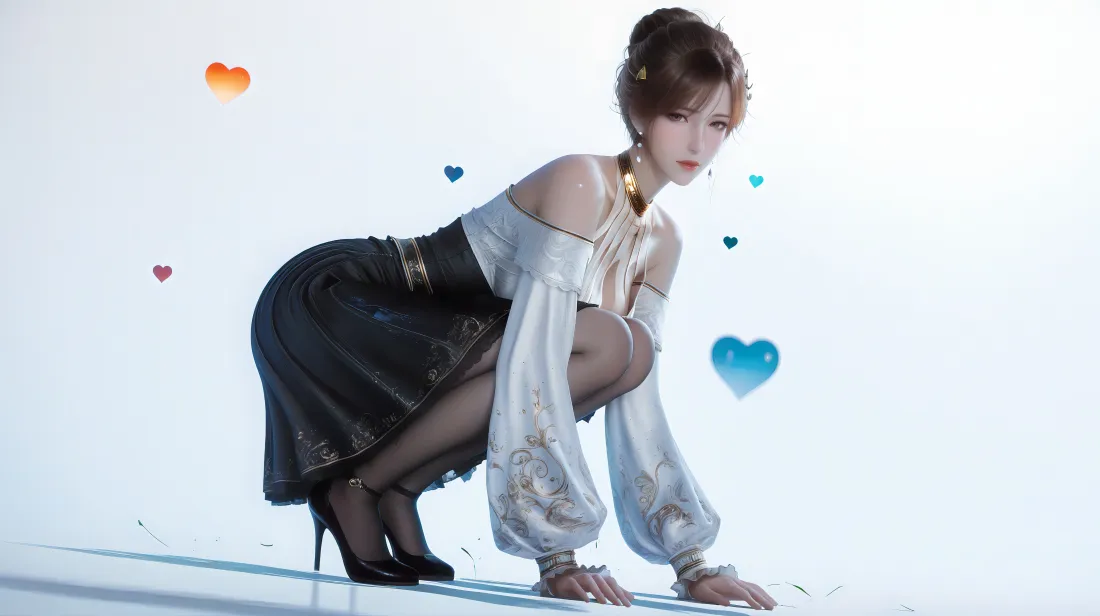 6k徐欣壁纸｜吞噬星空背景图片 - 3D都市温婉女性「哲风壁纸」