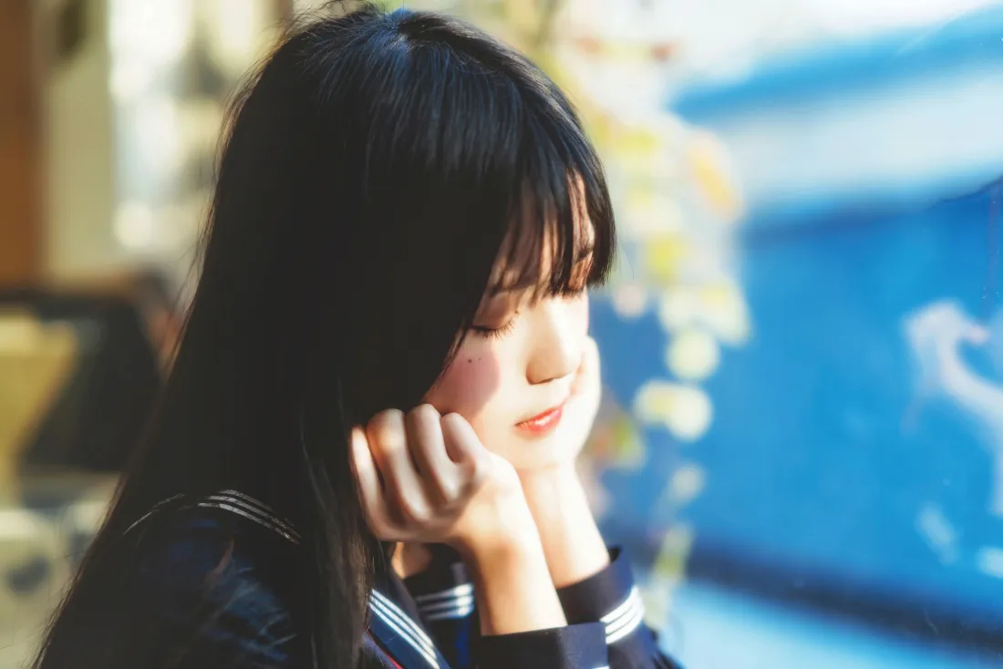 8k桜桃喵壁纸｜JK少女背景图片 - 清新氛围感写真「哲风壁纸」
