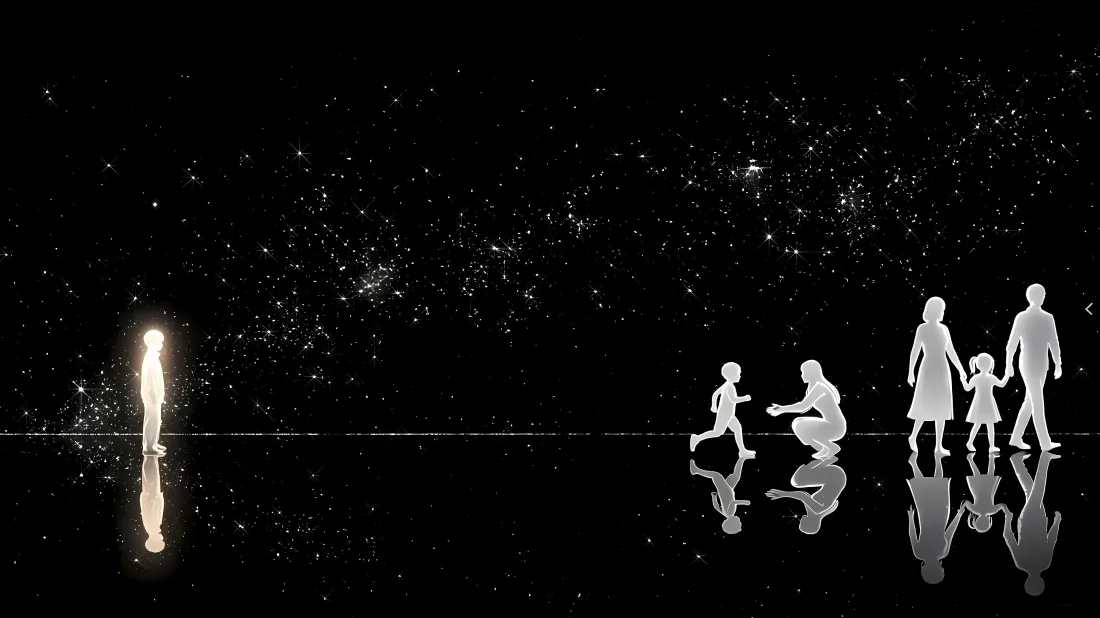 3k斩神2沈青竹壁纸｜星空剪影背景图片 - 夜幕小队角色「哲风壁纸」