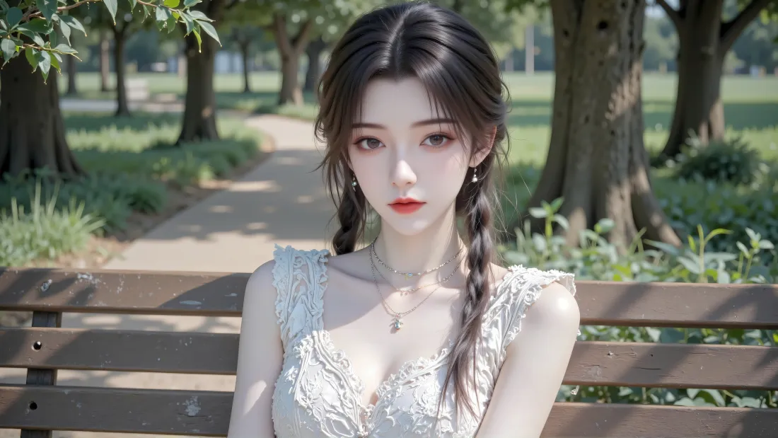 8k仙逆李慕婉壁纸｜公园树林背景图片 - 二次元少女「哲风壁纸」