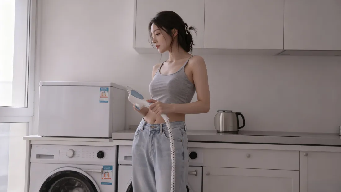 3k居家美女壁纸｜简约居家背景图片 - 休闲氛围感人像「哲风壁纸」