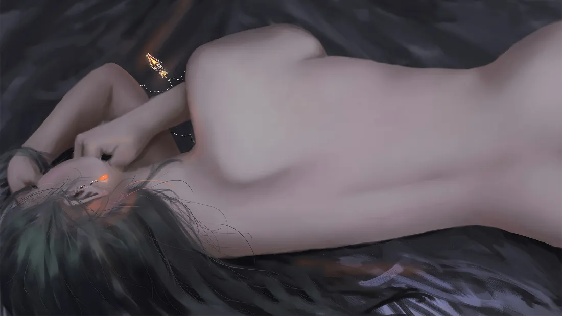 2k性感美女壁纸｜居家侧卧休息背景图片 - 4K高清「哲风壁纸」