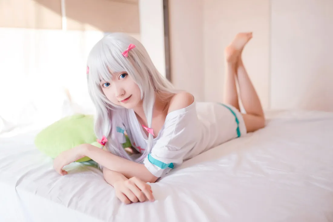 6k和泉纱雾壁纸｜木绵绵cosplay - 埃罗芒阿老师写真「哲风壁纸」