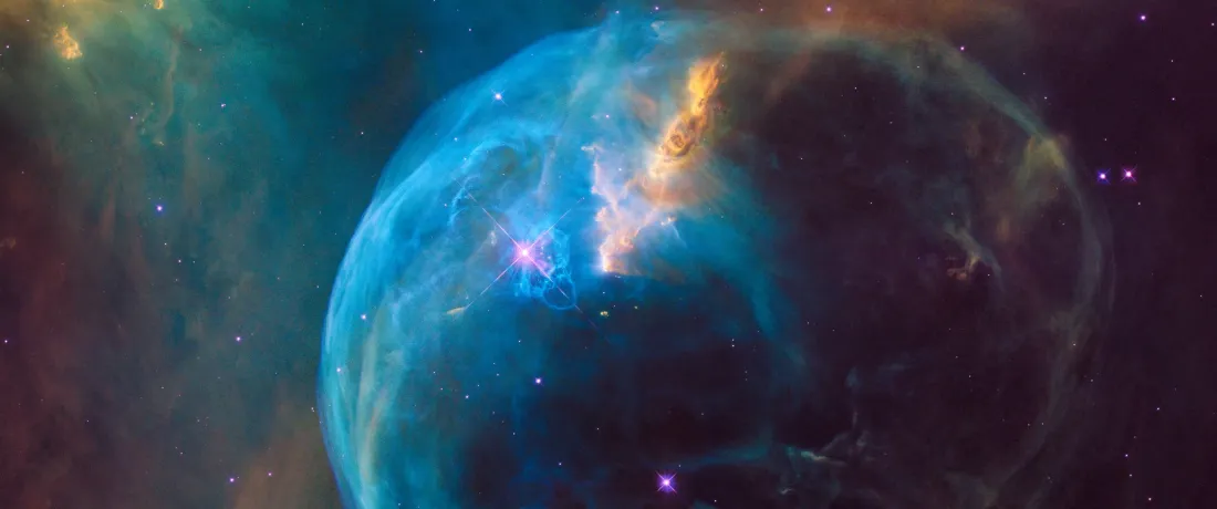 3k气泡星云壁纸｜宇宙星空背景图片 - 浩瀚深空梦幻「哲风壁纸」