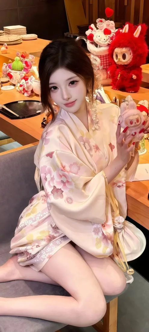 和服美女手机壁纸｜日料餐厅背景图片 - 生日场景甜妹写真「哲风壁纸」