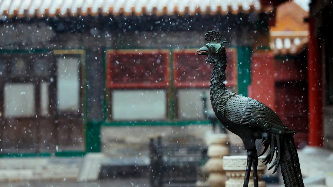 2k紫禁城壁纸｜冬日雪景背景图片 - 铜凤古建「哲风壁纸」