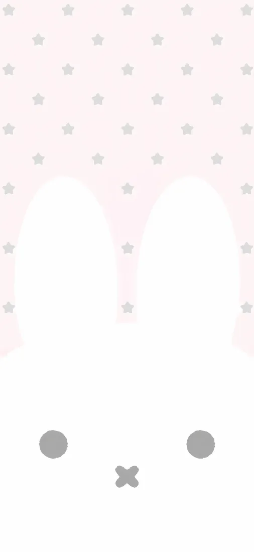 米菲兔手机壁纸｜波点浅粉背景图片 - 简约可爱卡通形象「哲风壁纸」