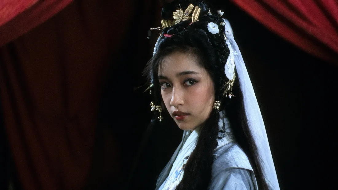 4k俞小凡聂小倩壁纸｜倩女幽魂背景图片 - 蓝衣古装幽怨「哲风壁纸」