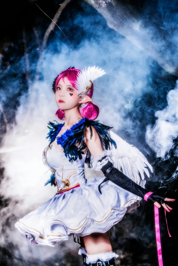 小乔天鹅之梦手机壁纸｜暗黑童话背景图片 - 桜桃喵cosplay「哲风壁纸」