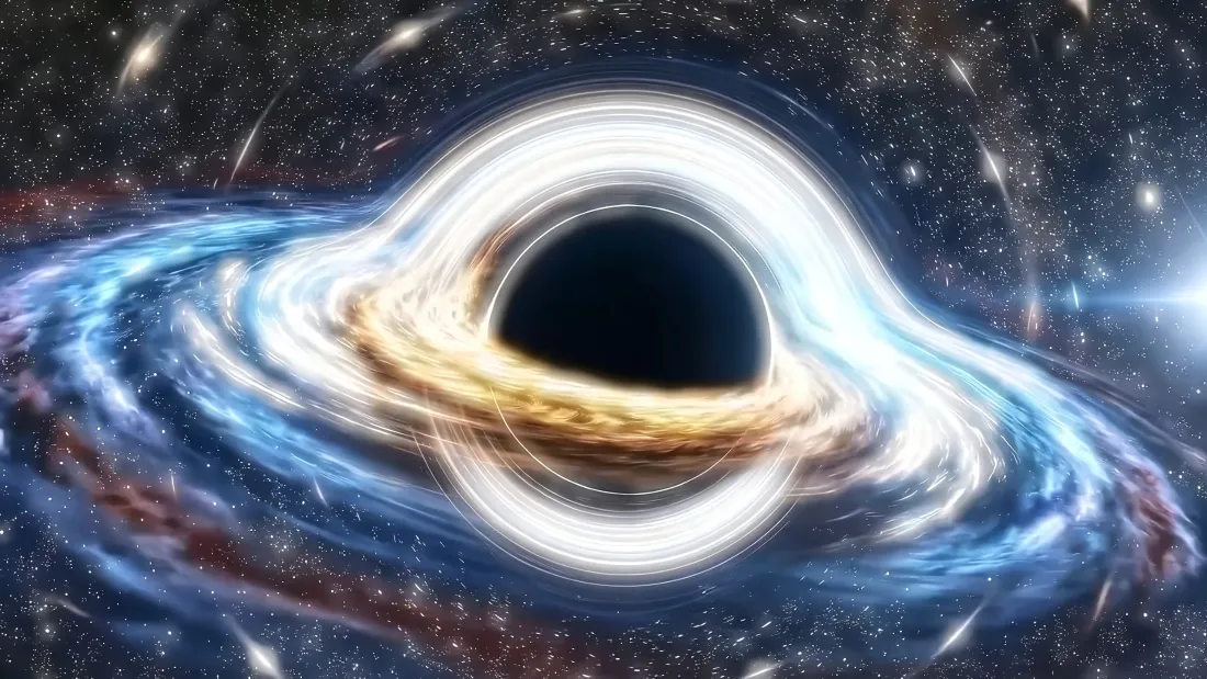 3k黑洞｜吸积盘背景图片 - 宇宙星空天体奇观「哲风壁纸」