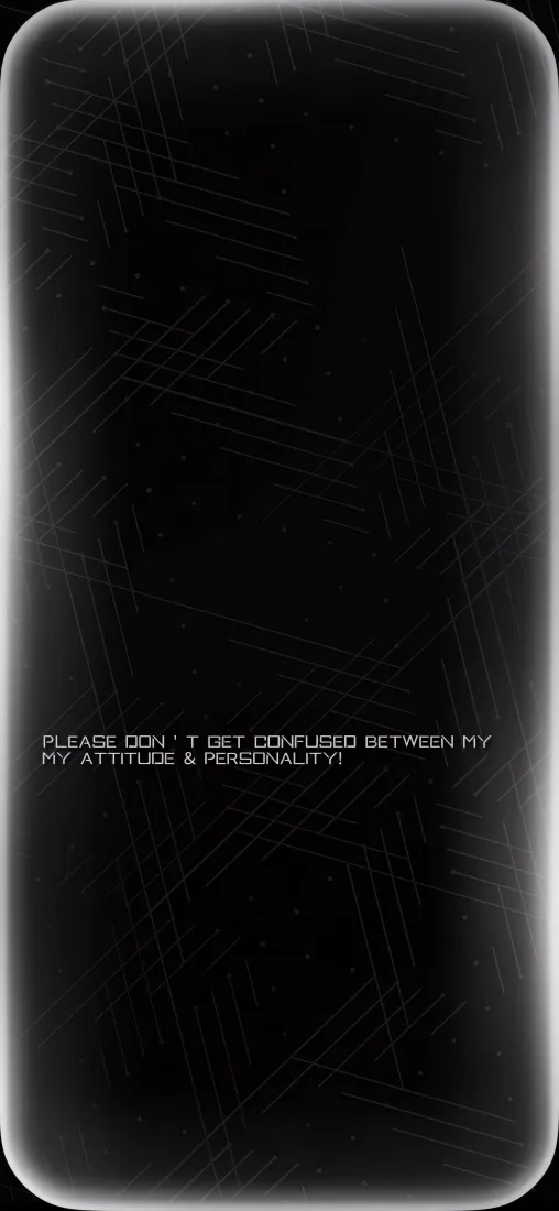 暗黑质感手机壁纸｜背景图片 - 黑色划痕英文短句极简风「哲风壁纸」