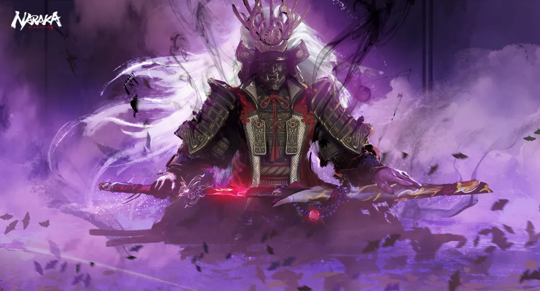 6k永劫无间壁纸｜紫雾武士铠甲背景图片 - 暗黑剑客「哲风壁纸」