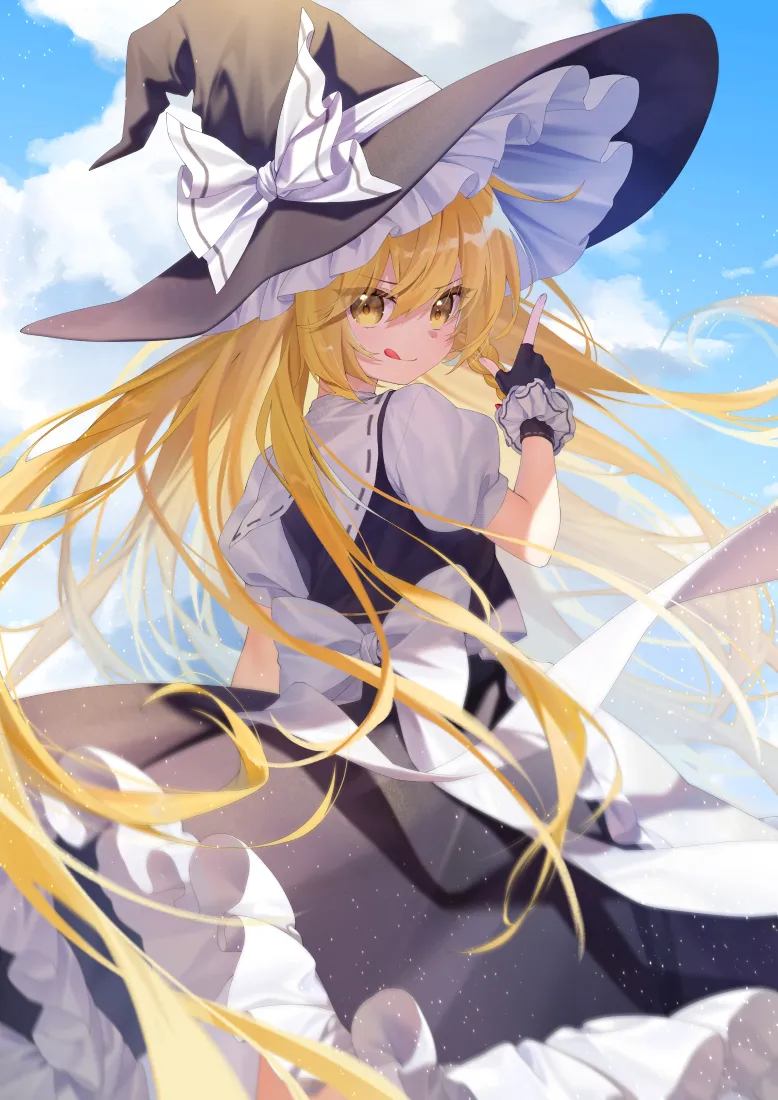 4k长发壁纸 - 二次元 - 魔女帽 - 魔法使「哲风壁纸」