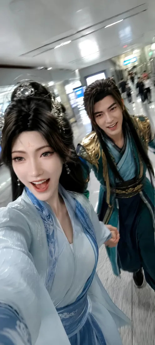 凡人修仙传韩立南宫婉cos｜背景图片 - 仙侠古风地铁自拍「哲风壁纸」