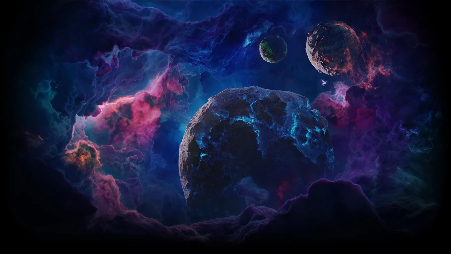 2k行星星眼壁纸-星星眼云背景-小插图背景-破月者「哲风壁纸」