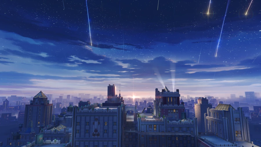 3k星星眼星星眼壁纸-建筑背景-城市图片-城市景观「哲风壁纸」