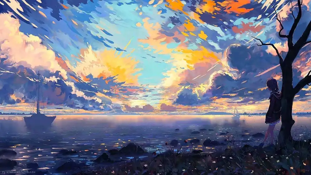 2k插画壁纸-C帽子侠客ris插画背景-免费下载「哲风壁纸」