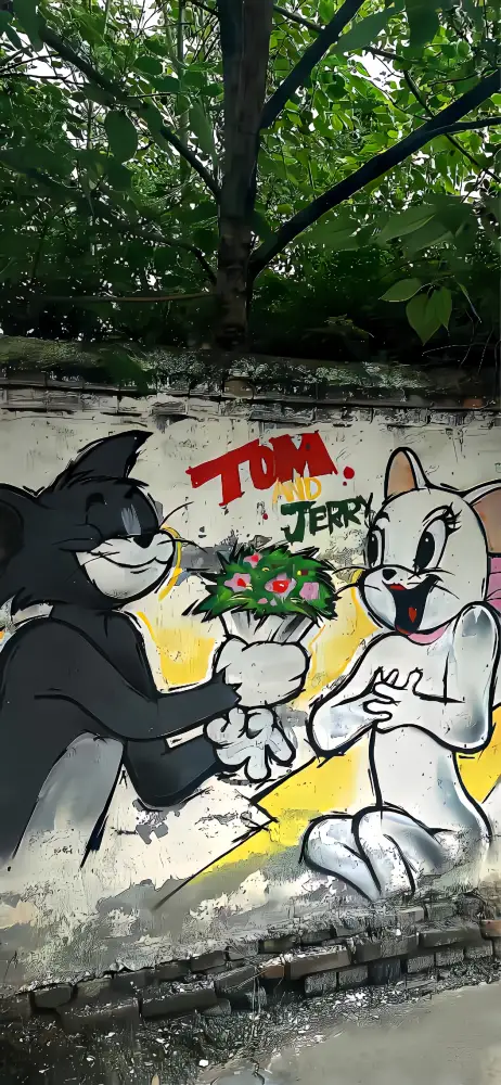 《Tom》手机壁纸-Chris插画背景图片「哲风壁纸」