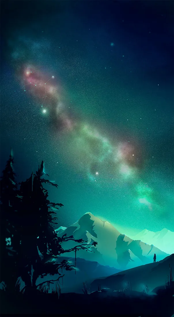 《明星星眼》手机壁纸-性质背景-图形设计「哲风壁纸」