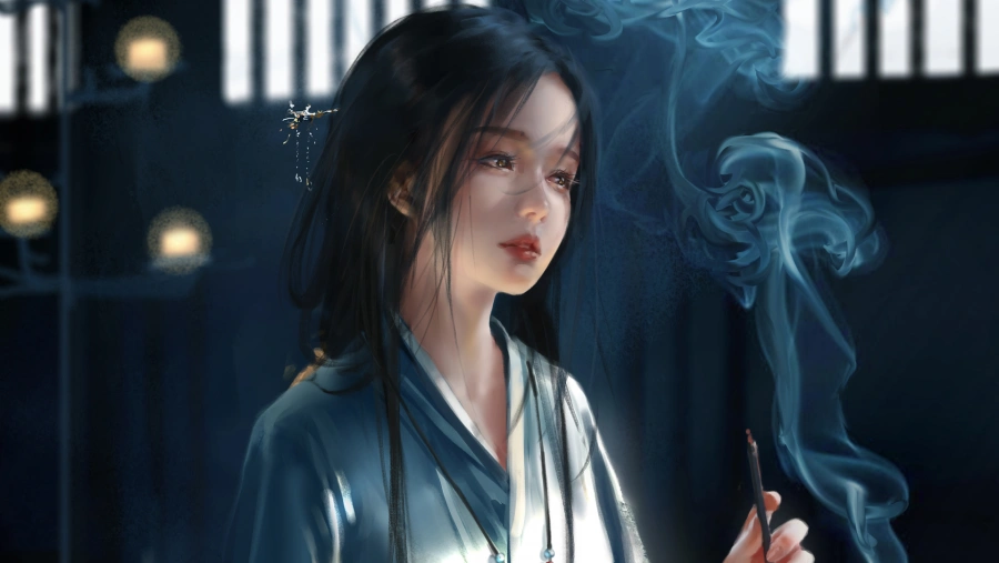 2k艺术品壁纸 - WLOP背景图片「哲风壁纸」