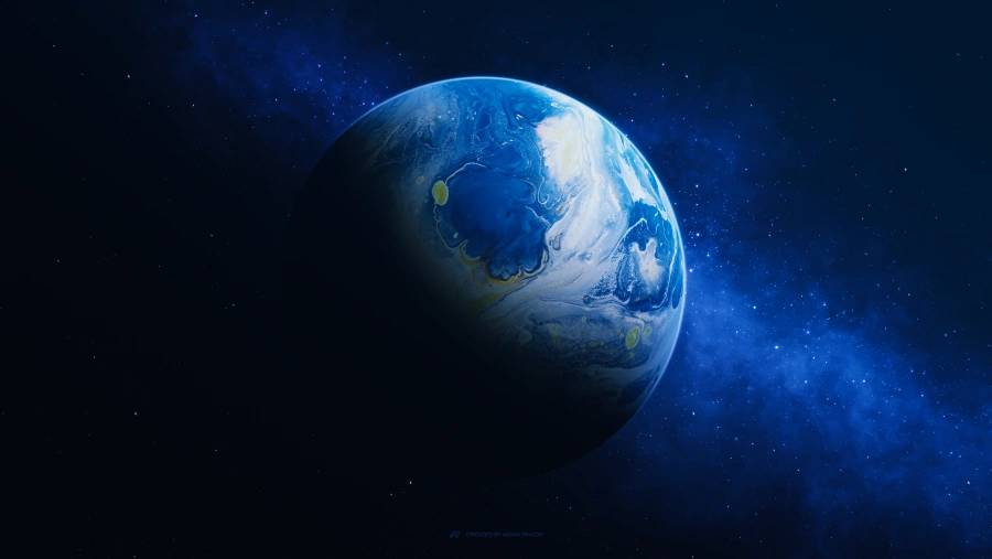 4k星星眼星星眼壁纸-行星星眼-星星眼系背景-空间艺术「哲风壁纸」