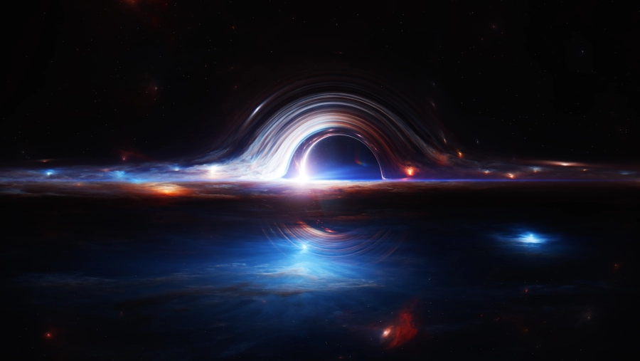 4k星星眼星星眼壁纸-黑洞背景-科幻小说-空间艺术「哲风壁纸」
