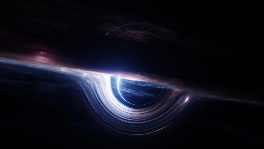 4k星星眼系壁纸-黑洞背景-《科幻小说》图片-空间艺术「哲风壁纸」