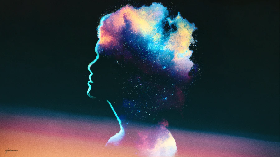 4k油画壁纸-星星眼系图片-《宇宙》-卷发「哲风壁纸」