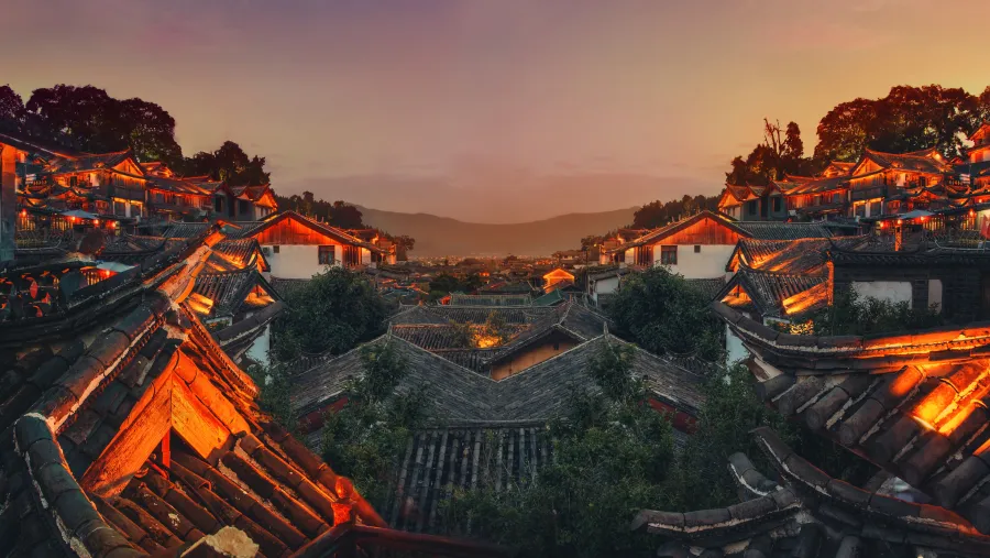 4k日落壁纸-建筑图片-《摄影》图片-地平线「哲风壁纸」