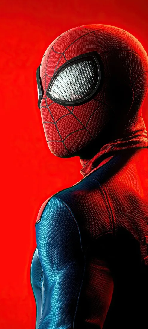 《惊奇漫画》手机壁纸-里*莫拉莱斯-spiderm黑白背景墙精选壁纸-Spider-M黑白背景墙精选「哲风壁纸」